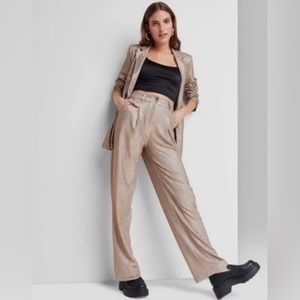 Women's Wide Leg Glitter Trouser Pants - Wild Fable